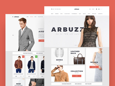 5 ready to use sample pages ecommerce sample shop template ui kit