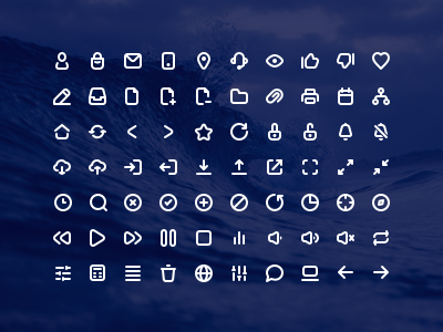 Fatline icons fat line icon iconography icons pak set simple ui