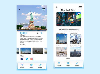 Travel App Design app design ui ux
