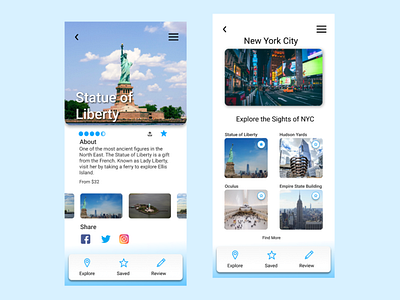 Travel App Design