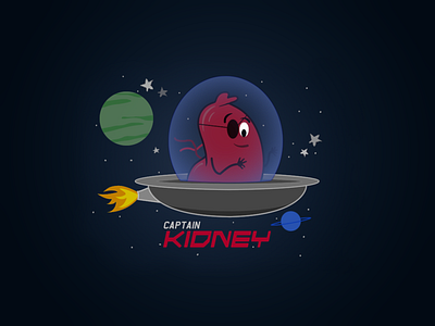 Captain Kidney graphic design illu illustration vector