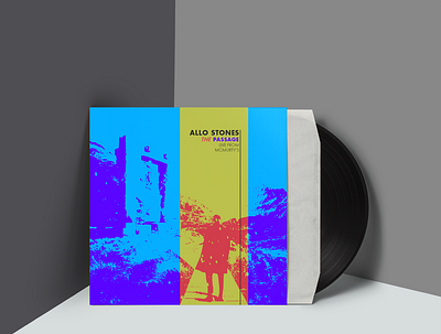 Allo Stones: The Passage - Live from Mc Murty's adobe photoshop album cover branding graphic design illustration