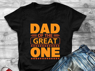 Dad Of The Great One T-Shirt Design