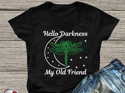 Hello darkness my old friend T-shirt design