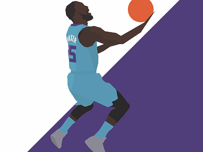 Courtnotes Kemba basketball fanart hoops illustration nba nba poster vector