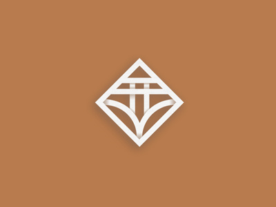 Diamond Mark diamond logo flat design icon illustration illustrator logo logo design shadows simple logo