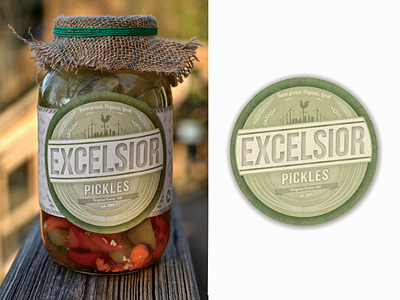 Pickle Packaging earthy environmental green logo mason jar packaging packaging inspiration pickles pickles. design