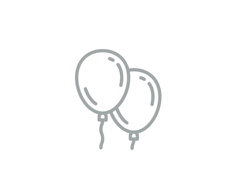 Floating balloons after effects animated gif animation balloons icon design illustration illustrator looped animation simple animation