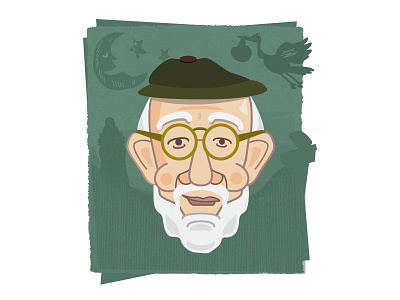 Benjamin Button - Chapter 1 avatar avatar design avatar illustration benjamin button character design character illustration illustration illustrator old man whimsical