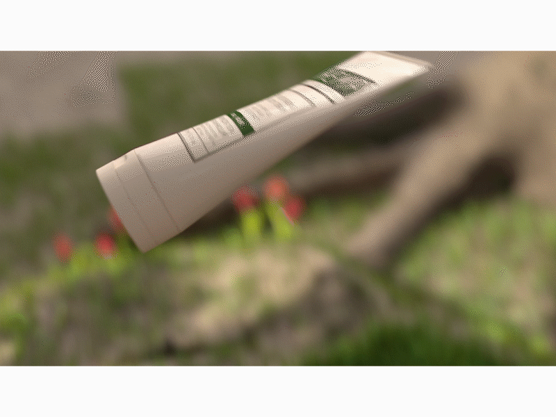 Falling into the grass 3d animation cinema 4d cinema4d cream gif grass motion graphics nature render simulation