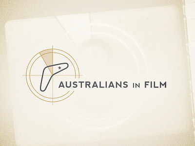 AiF Logo Concept #1 australia boomerang development film icon logo type