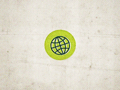 CMI Globe dirty globe grunge icon illustration infographic offset symbol texture vintage world