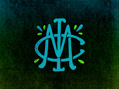 CMI Monogram cmi grunge halftone lettering logo mark monogram texture type