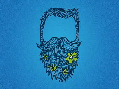 Beard 1.1 beard brush flowers gardening hair illustration mustache nature packaging plants