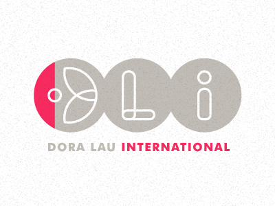 DLI Logo.1 circular fashion hangtag lettering lingerie logo lotus minimal type