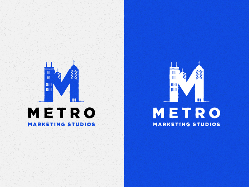 Metro Logo.02 by chad made it™ on Dribbble