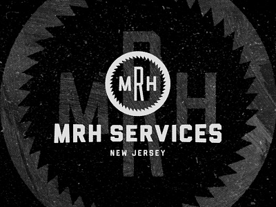 MRH Logo.02 construction handyman labor landscaping logo minimal new jersey repair retro services type vintage