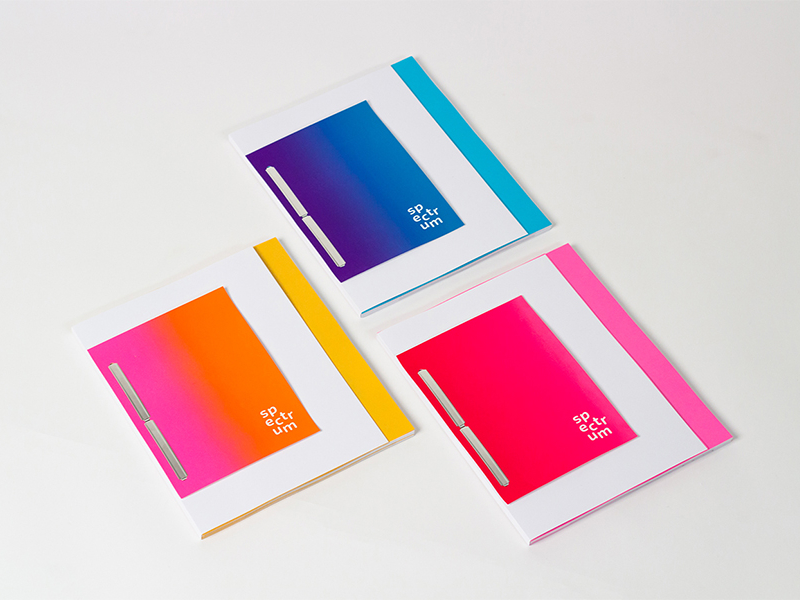 Spectrum exhibition catalogue cover by Maria Mahdessian on Dribbble