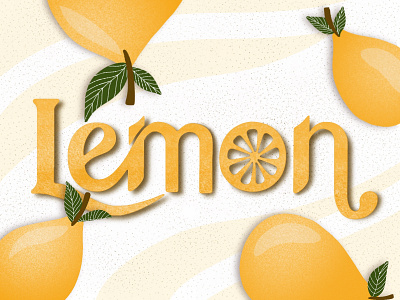 Lemon Font Preview design font graphic design illustration logo modern retro typeface typography