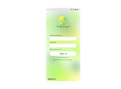 Daily UI 1 design ui ux