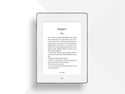NOOK Glowlight Plus™ android books clean e reader tablet ui design visual design
