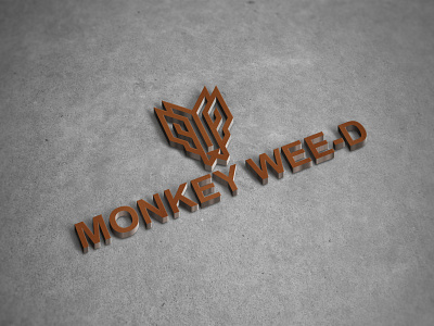 Monkey Wee-D Logo branding design graphic design logo