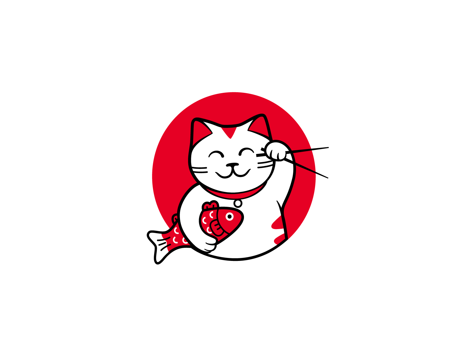 Maneki neko best sale logo