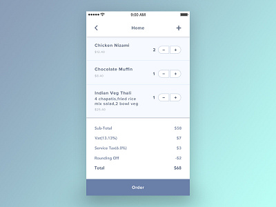 Payment Screen checkout clean complex delhi design food ios minimal mobile payment restaurant ui