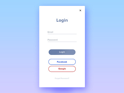 Login Screen app complex food interaction ios login minimal order screen signin ui white