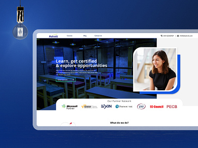 Website Ui Design for Education Institute