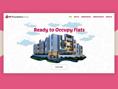 Real Estate Builders landing page design desktop interface landing page parallax real estate tablet ui ux web website