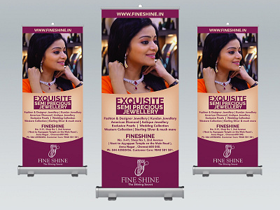 Roll up Banner for Jewellery Shop banner corporate exhibition expo print design roll up roll up roll up banner stall standee