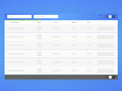 Loading Skeleton Screen for Web Application