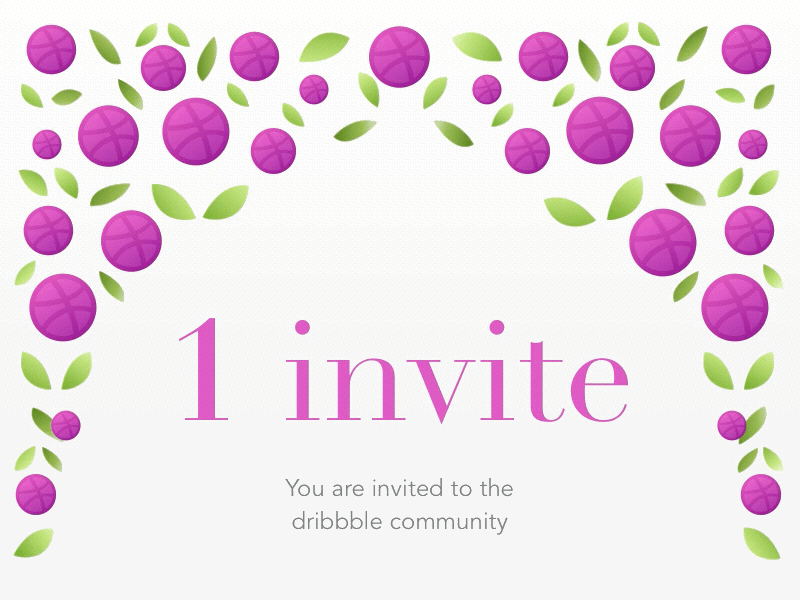 Dribbble Invite 1 invite community dribble invitation invite join
