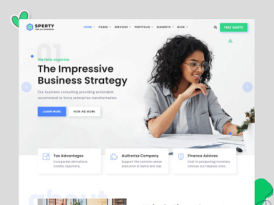 Sperty - Multipurpose Business HTML Template