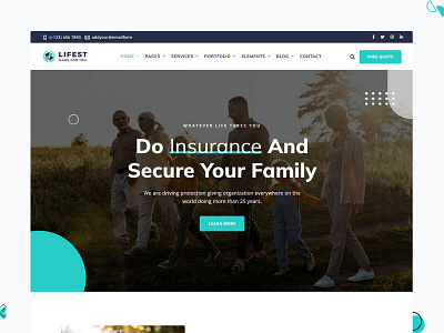 Lifest - Insurance Agency HTML Template