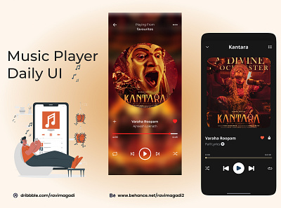 Music Player - Daily UI app design design ui ux