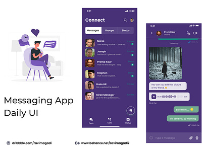 Messaging App - Daily UI