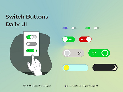 Switch Buttons - Daily UI