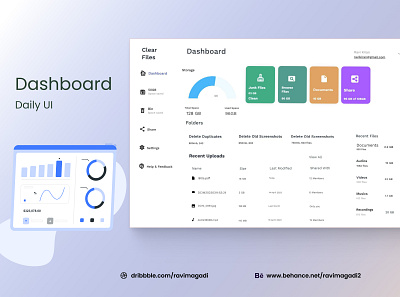 Dashboard - Daily UI app app design design graphic design ui ux