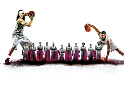 EKU Basketball Photo Manipulation & Compositing