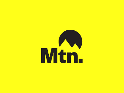 Mtn. & Company Logo Concept athletics mountain mtn mtnco sports agency sports branding sports design