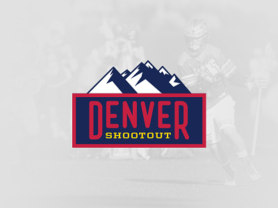2016 Denver Shootout Snapchat Geofilter denver geofilter geotag illustration lacrosse logos mountains snapchat sports