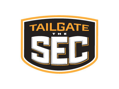 Tailgate the SEC Logo (Final) 2 color college football logo sec sports tailgating