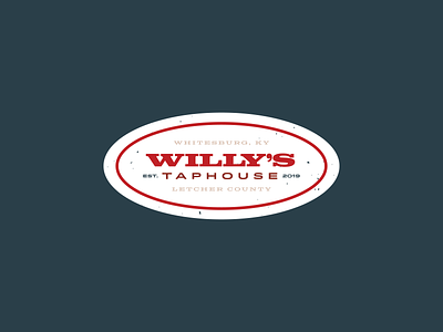 Willy's Taphouse Logo v2 beer brewery identity kentucky logo taphouse taproom