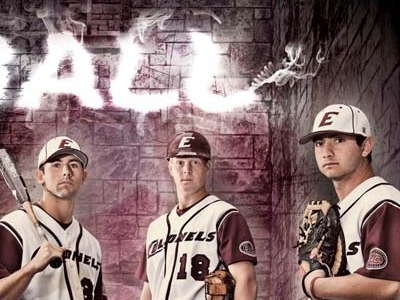 Eku2010 Baseball Poster Concept baseball college jumpshot maroon photography poster print smoke sports university