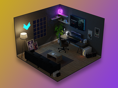 3D Gaming Room
