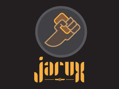 Jarux identity logo design logo type