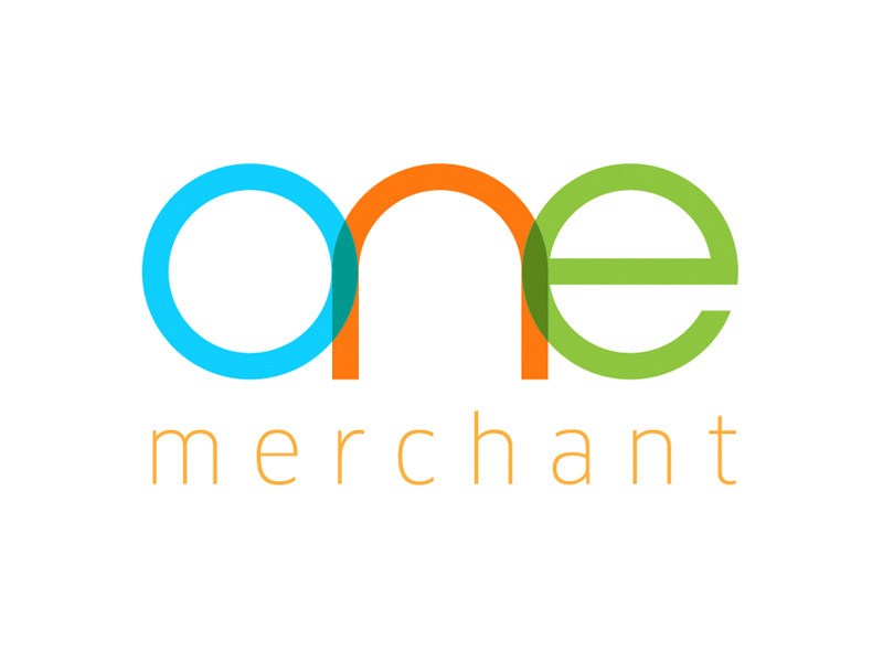 One merchant brand identity one visual design mark identity brand logo