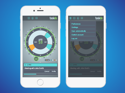 TaskDo interactive mobile user interface interface graphics graphic design ui